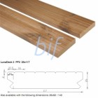 Terasinės lentos iš termo medienos Profix 26x117, 1 m2